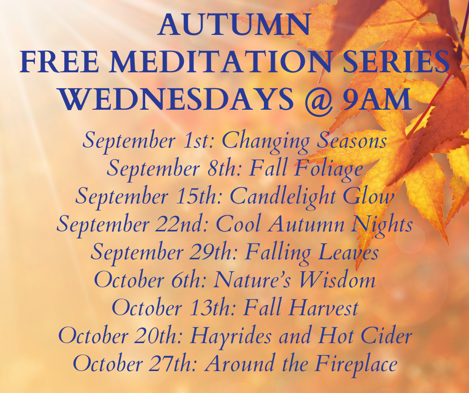 Autumn Webinar Meditation Series
